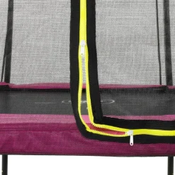 Outlet Exit - Cama elástica Silhouette rectangular rosa 244 cm Camas Elásticas