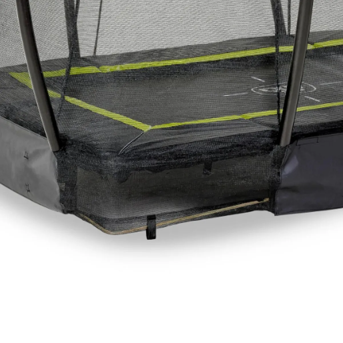 Exit - Cama elástica Silhouette rectangular de suelo 153 cm*Exit Toys Sale