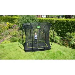 Exit - Cama elástica Silhouette rectangular de suelo 153 cm*Exit Toys Sale