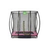 Clearance Exit - Cama elástica Silhouette rectangular de suelo rosa 153 cm Camas Elásticas