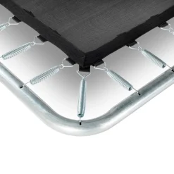 Exit - Cama elástica Silhouette rectangular de suelo rosa 214 cm Camas Elásticas