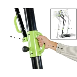 Exit - Canasta de baloncesto con ruedas Galaxy Deportes