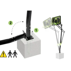 Exit - Canasta de baloncesto Galaxy para suelo*Exit Toys Hot