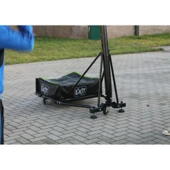 Discount Exit - Canasta de baloncesto con ruedas y aro para mates Galaxy Deportes