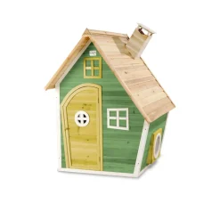 Discount Exit - Casita Fantasía 100 de madera Verde Casas
