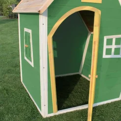 Discount Exit - Casita Fantasía 100 de madera Verde Casas