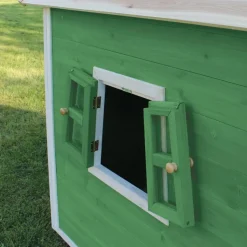 Discount Exit - Casita Fantasía 100 de madera Verde Casas