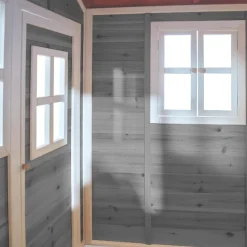 Discount EXIT - Casita Loft de madera gris Casas