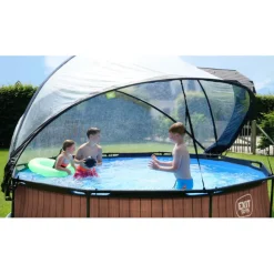 Discount EXIT - Cúpula de piscina redonda 360 cm Piscinas|Juguetes De Verano