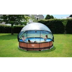 Discount EXIT - Cúpula de piscina redonda 360 cm Piscinas|Juguetes De Verano