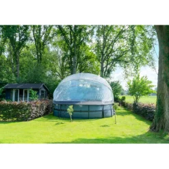 Outlet EXIT - Cúpula de piscina redonda 488 cm Accesorios|Piscinas