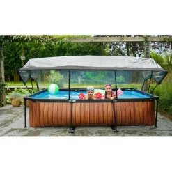 Sale EXIT - Cúpula de piscina rectangular 300 cm Piscinas|Juguetes De Verano