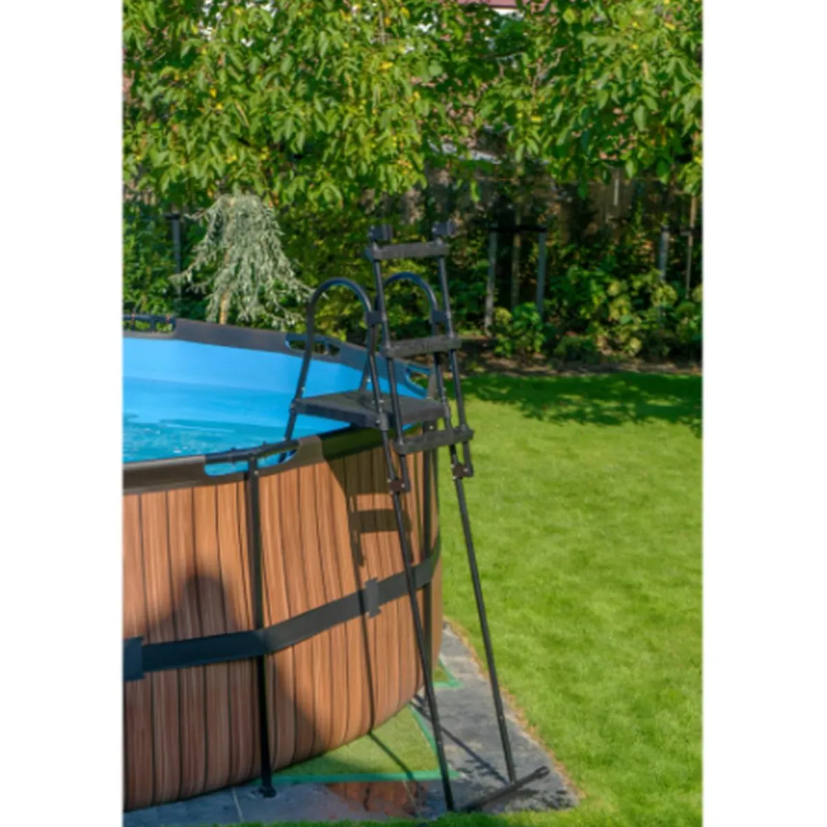 Online EXIT - Escalera piscina de 108 - 122 cm Accesorios|Piscinas