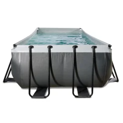 Exit - Piscina Black Leather 540 x 250 x 122 cm con filtro de cartucho*Exit Toys Clearance