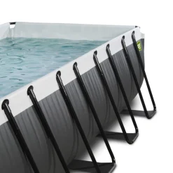 Exit - Piscina Black Leather 400 x 200 x 122 cm con filtro de cartucho*Exit Toys Best
