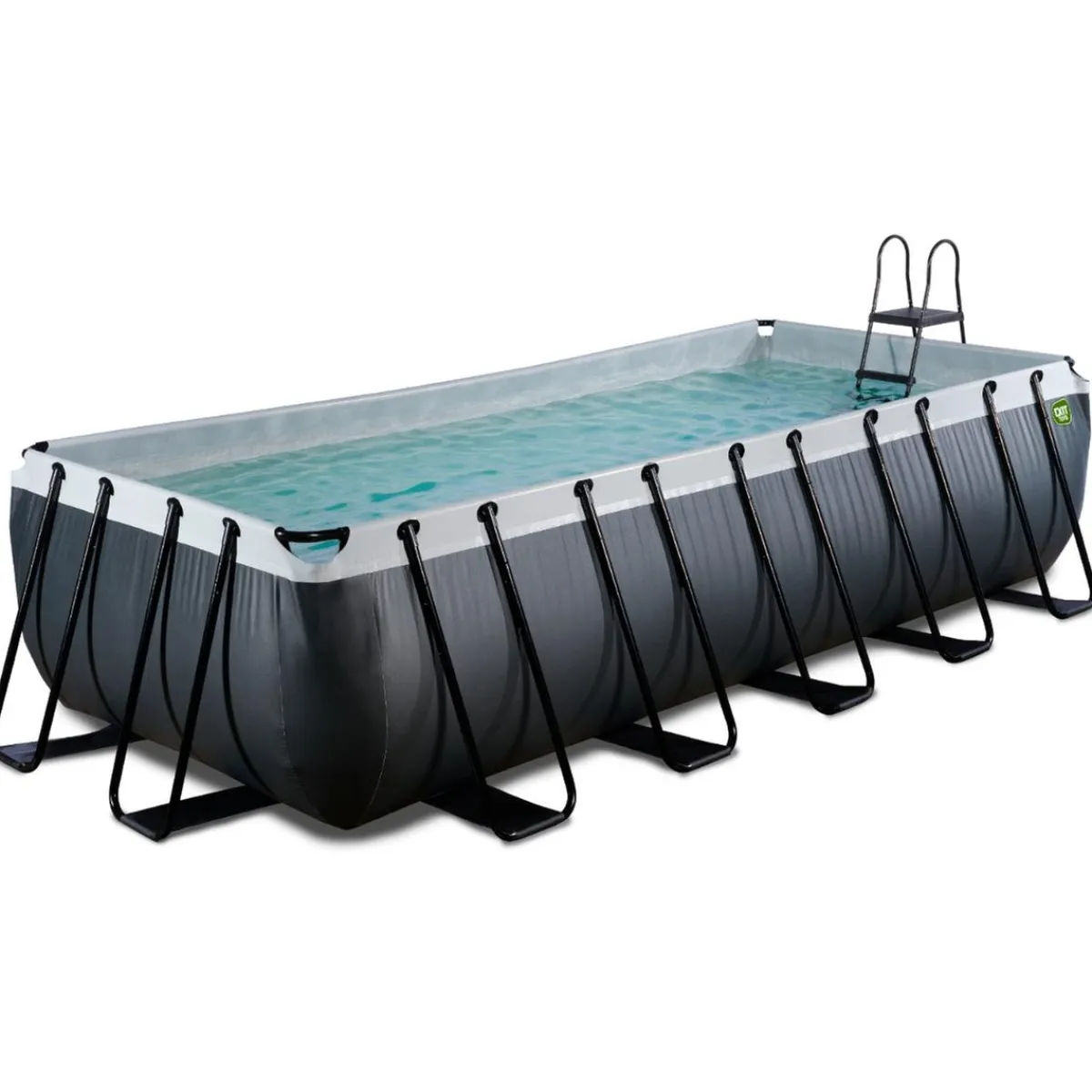 New Exit - Piscina Black Leather 540 x 250 x 122 cm con filtro de arena Piscinas|Juguetes De Verano