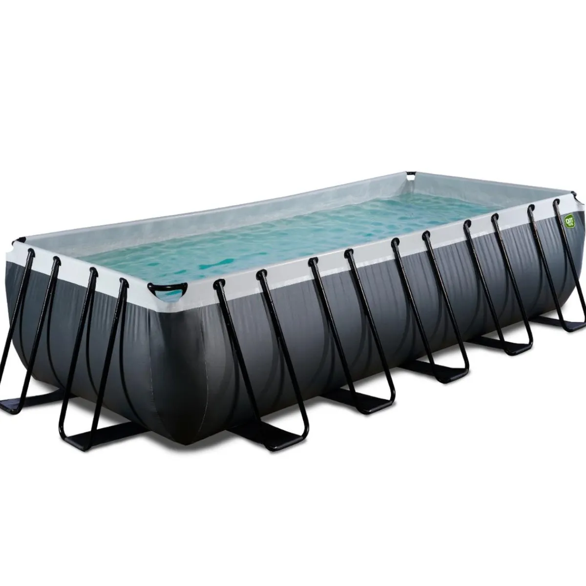 New Exit - Piscina Black Leather 540 x 250 x 122 cm con filtro de arena Piscinas|Juguetes De Verano