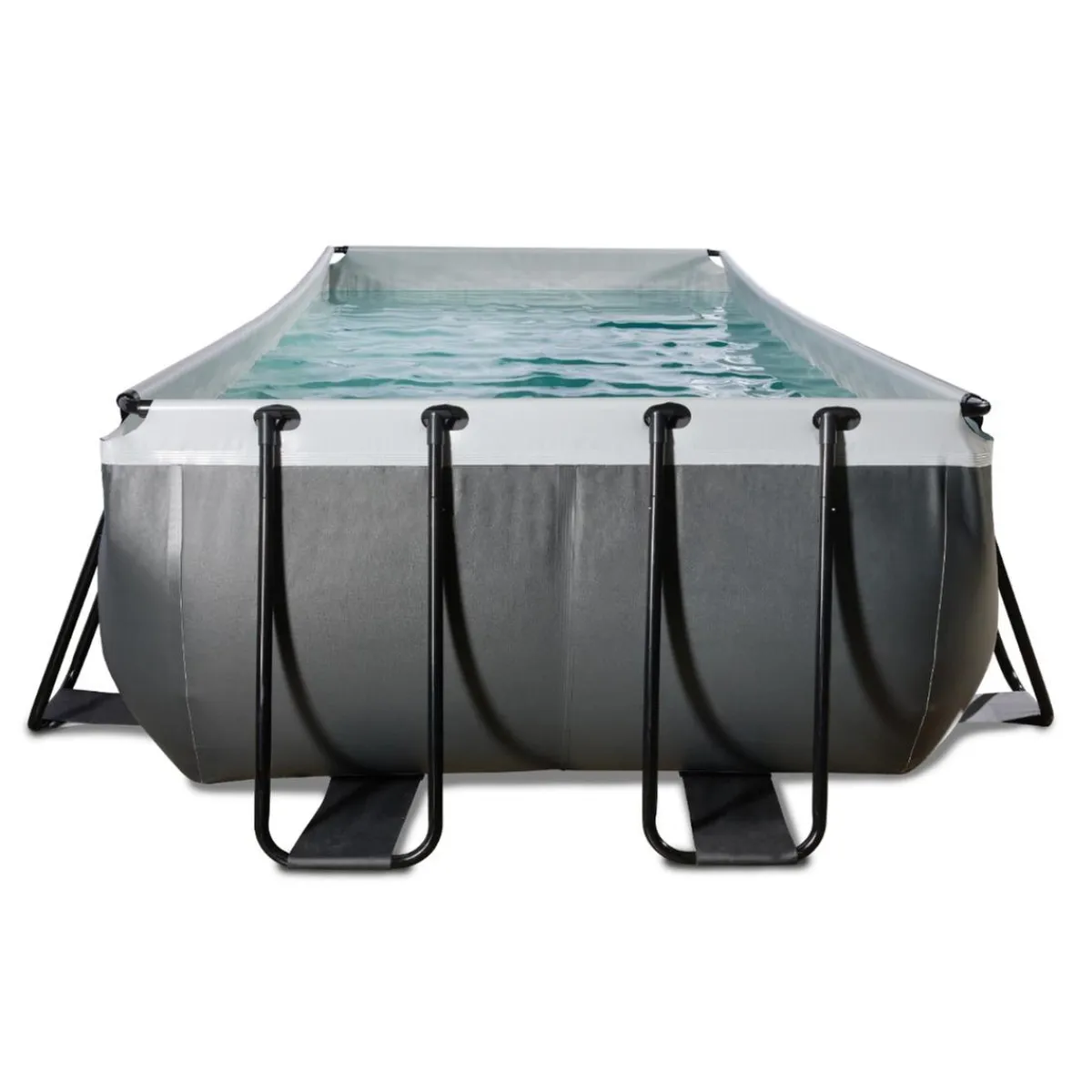 New Exit - Piscina Black Leather 540 x 250 x 122 cm con filtro de arena Piscinas|Juguetes De Verano