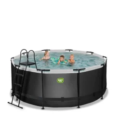 Sale Exit - Piscina Black Leather diámetro 360 x 122 cm con filtro de cartucho Piscinas|Juguetes De Verano