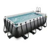 New Exit - Piscina Black Leather 400 x 200 x 122 cm con filtro de arena Piscinas|Juguetes De Verano
