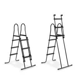 Exit - Piscina Black Leather 400 x 200 x 100 cm con filtro de arena, cúpula y bomba de calor*Exit Toys New