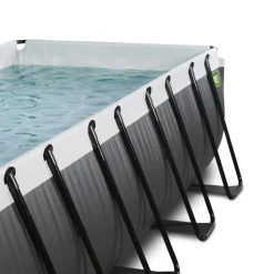 Discount EXIT - Piscina EXIT de cuero rectangular con escalera y bomba de filtro 400 x 200 x 100 cm Piscinas|Juguetes De Verano
