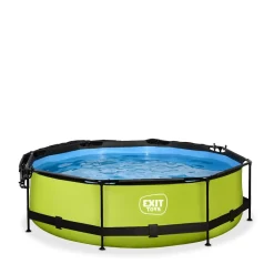 Discount Exit - Piscina Lime verde diámetro 300 x 76 cm con filtro y toldo negro Piscinas|Juguetes De Verano