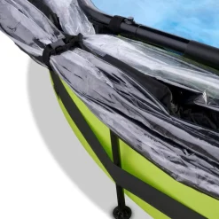 Hot Exit - Piscina Lime verde diámetro 244 x 76 cm con filtro y cúpula transparente Piscinas Tubulares|Piscinas