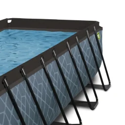 Sale Exit - Piscina Stone gris 400 x 200 x 100 cm con filtro de arena y cúpula Piscinas|Juguetes De Verano