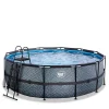 Sale Exit - Piscina Stone gris diámetro 427 x 122 cm con filtro de arena Piscinas|Juguetes De Verano