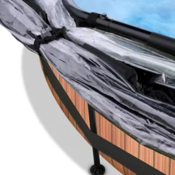 Clearance EXIT - Piscina Wood redonda 300 cm con cúpula y bomba de filtro Piscinas|Juguetes De Verano