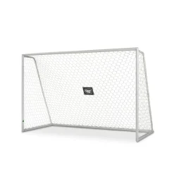 Hot Exit - Portería de fútbol Aluminio Scala 300 x 200 Blanco Deportes