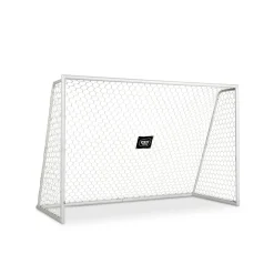 Hot Exit - Portería de fútbol Aluminio Scala 300 x 200 Blanco Deportes