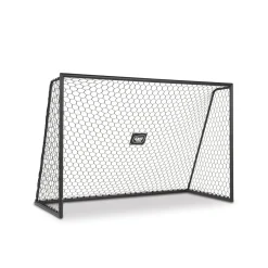 Hot Exit - Portería de fútbol Aluminio Scala 300 x 200 Negro Deportes