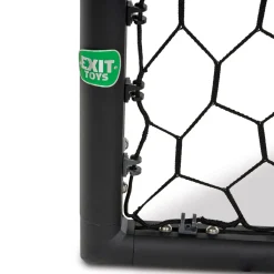 Hot Exit - Portería de fútbol Aluminio Scala 300 x 200 Negro Deportes