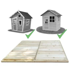 Best Exit - Suelo de madera para casita Loft & Crooky Casas