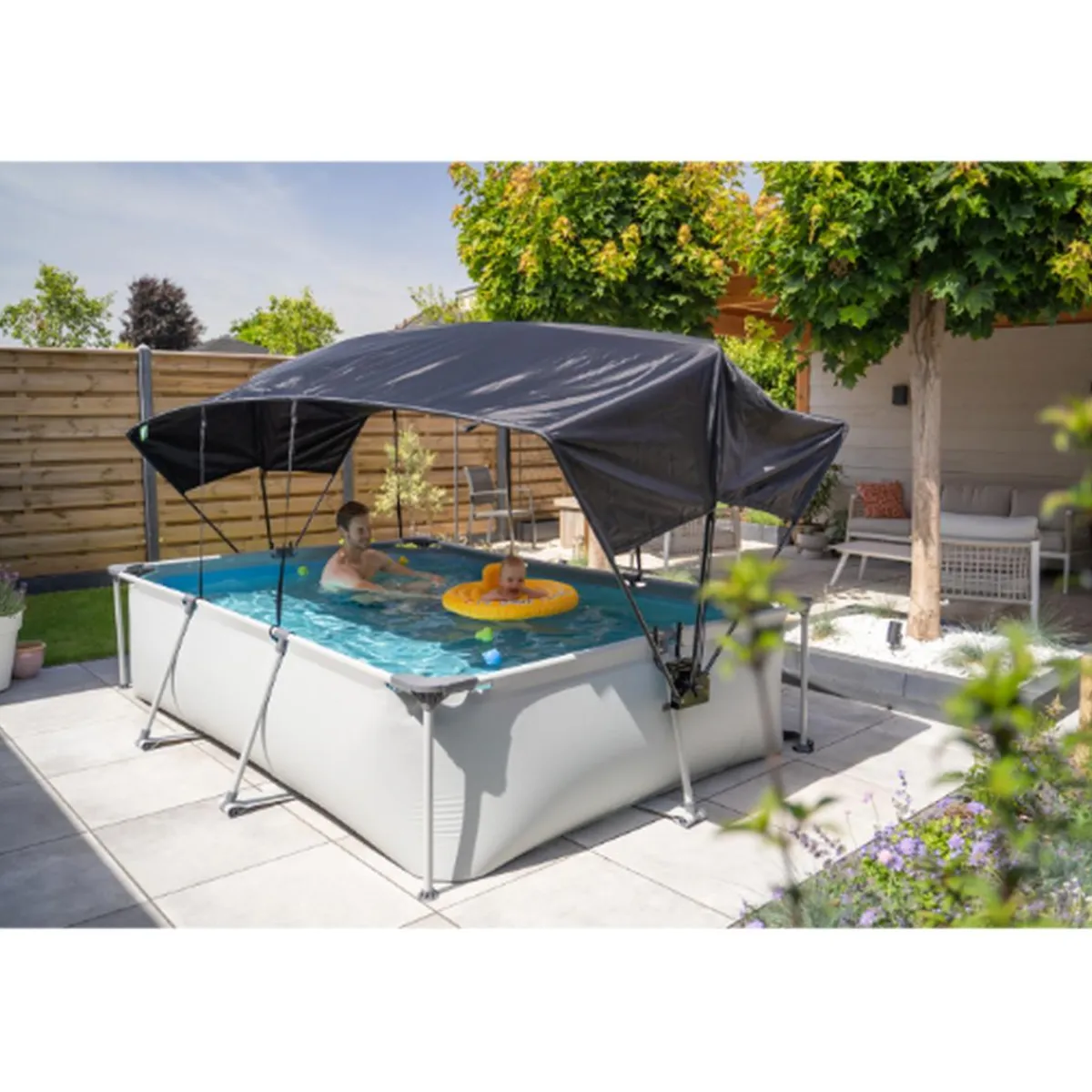 EXIT - Toldo de piscina rectangular 300 cm*Exit Toys Clearance
