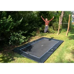 Exit - Trampolín deportivo de suelo Dynamic 305 x 519 cm negro*Exit Toys Best