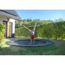 Exit - Trampolín deportivo de suelo Dynamic 305 cm negro*Exit Toys Online