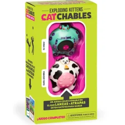 Hot Exploding Kittens: Catchables 2-Pack 4 Juegos Y Puzzles|Friki Zone
