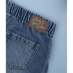 Falda-pantalón denim niña con flores*Prenatal Online