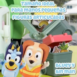 - Bluey - Camión de juguete educativo sobre reciclaje con figura de perrito y accesorios ㅤ*FAMOSA Clearance