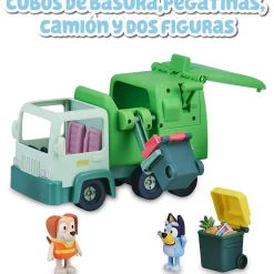 - Bluey - Camión de juguete educativo sobre reciclaje con figura de perrito y accesorios ㅤ*FAMOSA Clearance