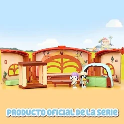 Clearance - Bluey - Pack 4 Figuras articuladas de personajes de Serie de Dibujos Animados ㅤ Coleccionables Y Mini Mundos