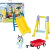 Hot - Bluey - Set de Juguete Parque Mini Playset con Figura articulada de Perrito, Serie de Dibujos Animados ㅤ Coleccionables Y Mini Mundos
