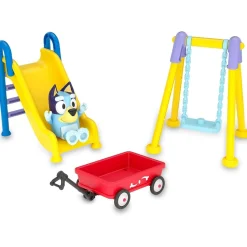 Hot - Bluey - Set de Juguete Parque Mini Playset con Figura articulada de Perrito, Serie de Dibujos Animados ㅤ Coleccionables Y Mini Mundos