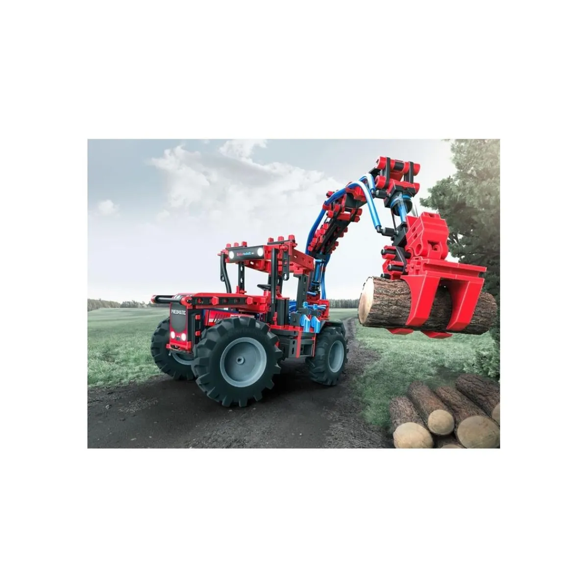 Outlet Fischer Technik - Set de construcción Modelos Neumáticos Strong Pneumatics Steam|Juguetes De Construcción