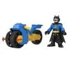 New Fisher Price - Batman - Vehículo de juguete Imaginext DC Super Friends Batman con Moto XL ㅤ Coleccionables Y Mini Mundos