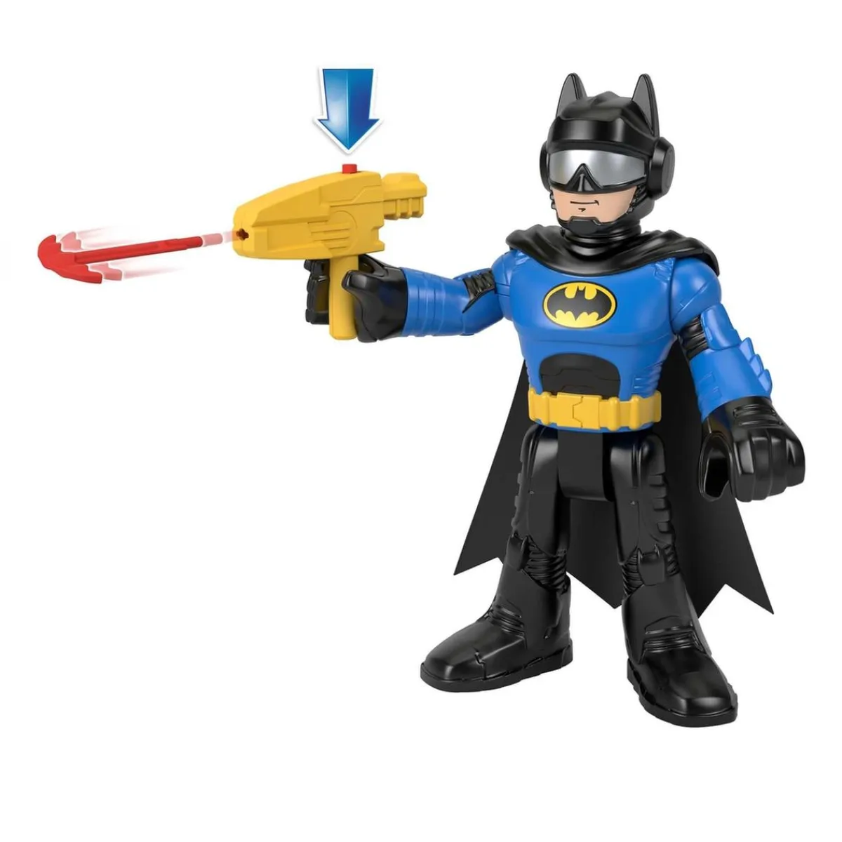 New Fisher Price - Batman - Vehículo de juguete Imaginext DC Super Friends Batman con Moto XL ㅤ Coleccionables Y Mini Mundos