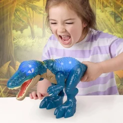 Discount Fisher Price Imaginext - Jurassic World - Dinosaurio Baryonyx que Ruge y Brilla Coleccionables Y Mini Mundos